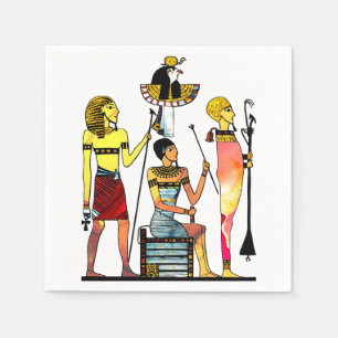 Ancient Egypt Pharaohs Lavish Ormamentation Napkin