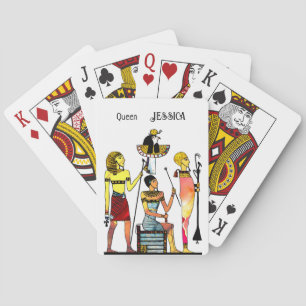 Ancient Egypt Pharaohs Lavish Ormamentation Playing Cards