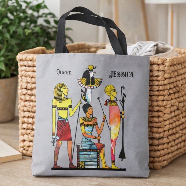 Ancient Egypt Pharaohs Lavish Ormamentation Tote Bag (Creator Uploaded)