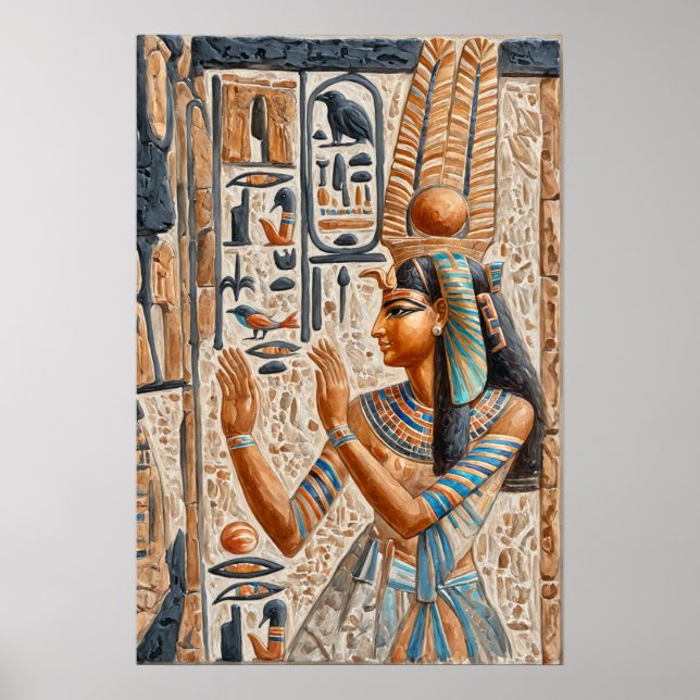 Ancient Egypt,Pharaonic Queen Hatshepsut  Poster (Front)