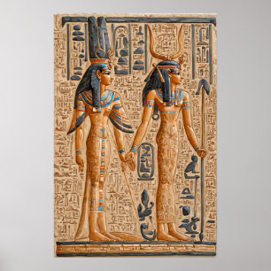 Ancient Egypt,Pharaonic Queen Hatshepsut    Poster