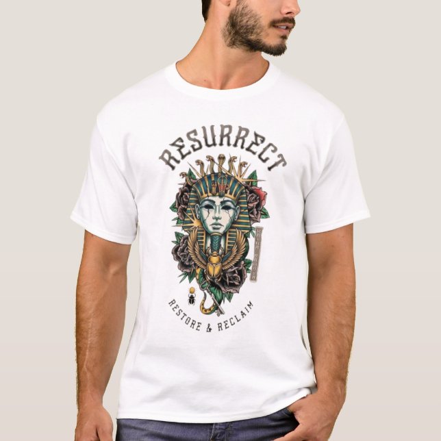 Ancient Egypt Pharaonic Resurrect: Restore  T-Shirt (Front)