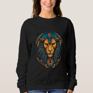 Ancient Egypt Style Leo Zodiac Design Sweatshirt