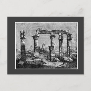 Ancient Egypt Temple Postcard