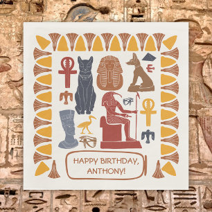 Ancient Egypt Themed Custom Party Napkin