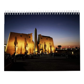Ancient Egypt with Pyramids, Sphinx Temples Calend Calendar