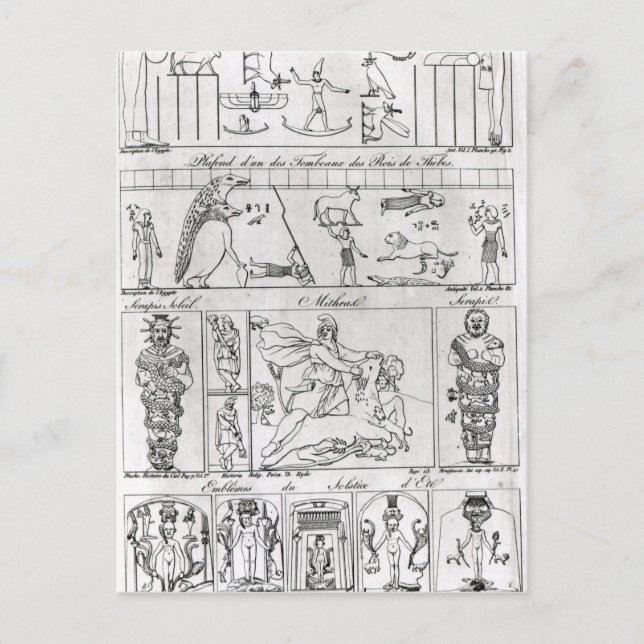 Ancient Egyptian and Persian Postcard (Front)