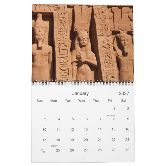 Ancient Egyptian Art 2011 Calendar (Jan 2027)
