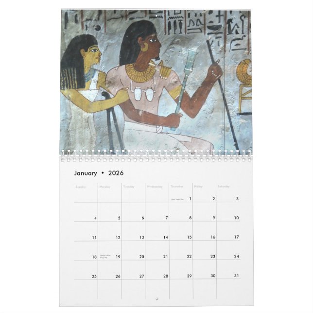 Ancient Egyptian Art Calendar 2012 (Jan 2026)