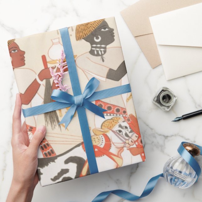Ancient Egyptian art pattern Wrapping Paper (Gifting)