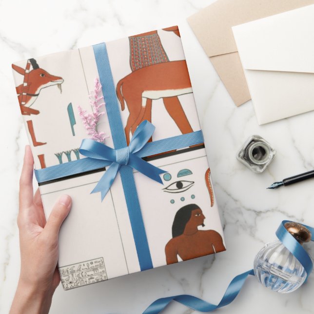 Ancient Egyptian art pattern Wrapping Paper (Gifting)