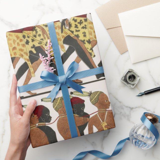 Ancient Egyptian art pattern Wrapping Paper (Gifting)