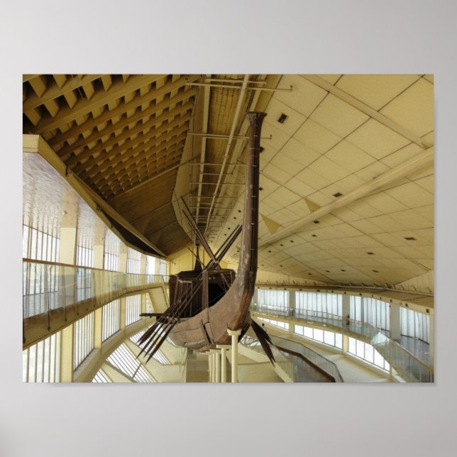 Ancient Egyptian Boat Poster (Front)