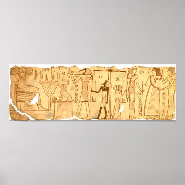 Ancient Egyptian Book of the Dead Last Judgement Poster (Front)