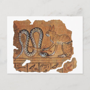 Ancient Egyptian Book of the Dead Ra &Apophis Postcard