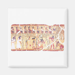 Ancient Egyptian Book of the Dead Weighing the Hea Magnet