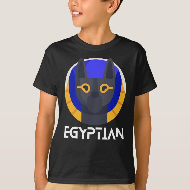 Ancient Egyptian Cat T shirt (Front)