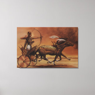 Ancient Egyptian Chariot Archer Fine Art Print