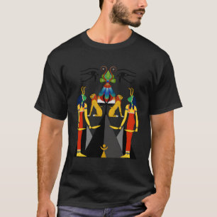 Ancient Egyptian Genie Goddess Qed Her God Sekhmet T-Shirt