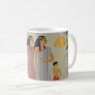 ancient egyptian giant decorated colourful paintin coffee mug