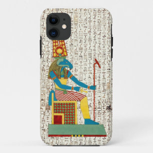 Ancient Egyptian God Amun Hieroglyphics Design Case-Mate iPhone Case