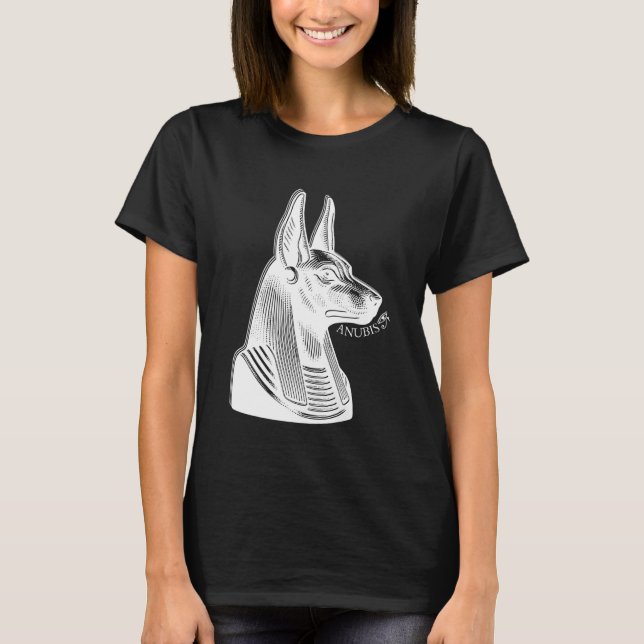 Ancient Egyptian God Anubis Eye Of Horus Kemet Egy T-Shirt (Front)