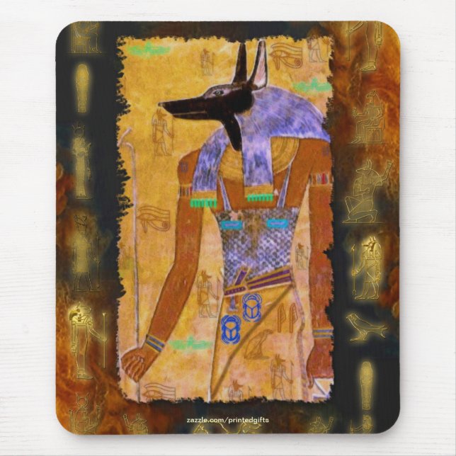Ancient Egyptian God Anubis Gift Range Mouse Pad (Front)