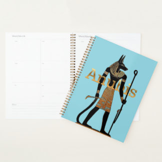 Ancient Egyptian God Anubis Planner