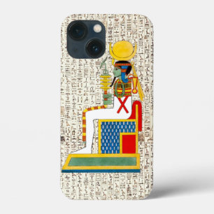 Ancient Egyptian God Goddess Hieroglyphics Design iPhone 13 Mini Case