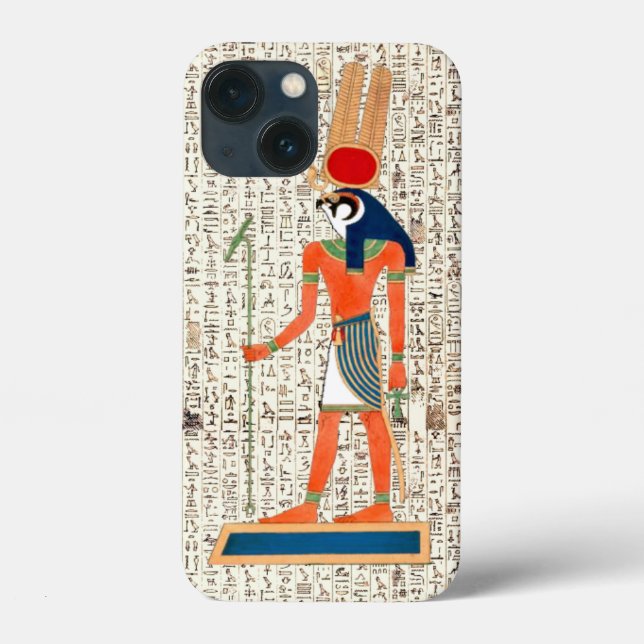 Ancient Egyptian God Horus Hieroglyphics Design Case-Mate iPhone Case (Back)