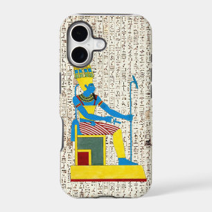 Ancient Egyptian God Osiris Hieroglyphics Design