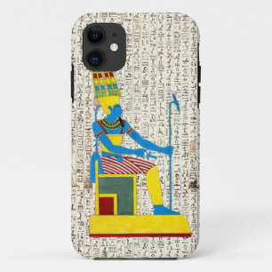 Ancient Egyptian God Osiris Hieroglyphics Design Case-Mate iPhone Case