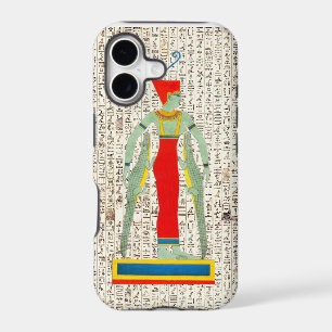 Ancient Egyptian God Sobek Hieroglyphics Design