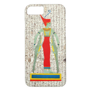 Ancient Egyptian God Sobek Hieroglyphics Design Ca Case-Mate iPhone Case