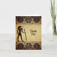 Ancient Egyptian God Thoth, Quill and Ink Golden