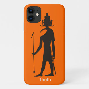 Ancient Egyptian God Thoth Silhouette Case-Mate iPhone Case