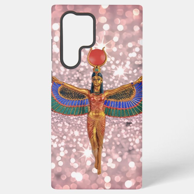 Ancient Egyptian Goddess Isis Winged Phone Case  (Back)