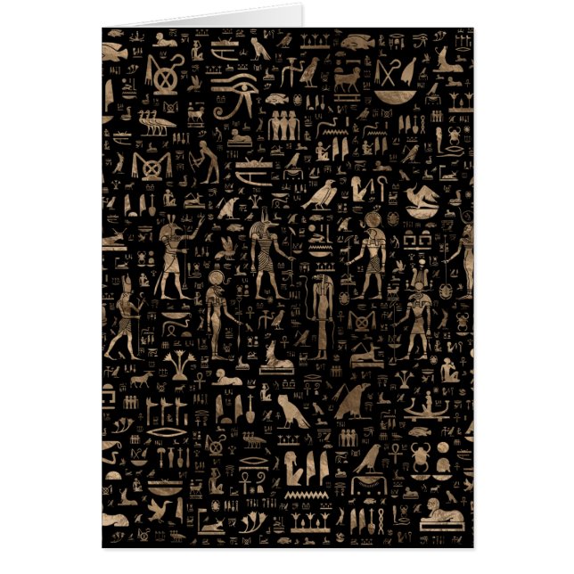 Ancient Egyptian Gods and hieroglyphs (Front)