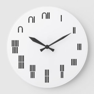 Ancient Egyptian Hieroglyph Large Clock