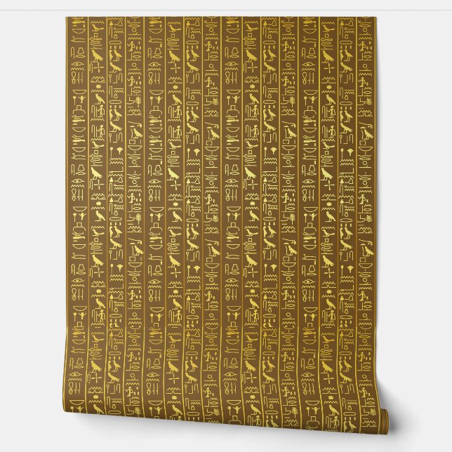 Ancient Egyptian Hieroglyphic Wall Mural  (Unrolling)