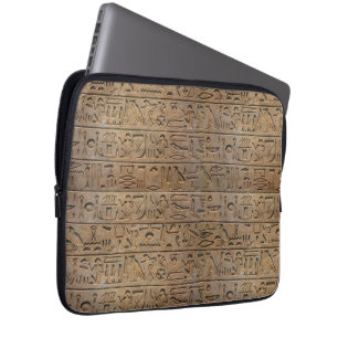 Ancient Egyptian Hieroglyphs Designer Sleeve
