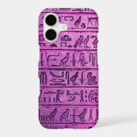 Ancient Egyptian Hieroglyphs Purple iPhone 7 Plus