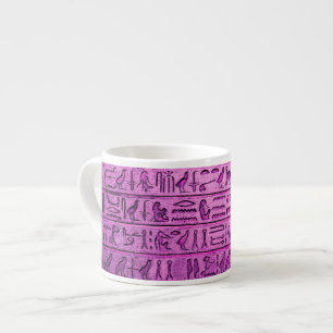Ancient Egyptian Hieroglyphs Purple Speciality Mug