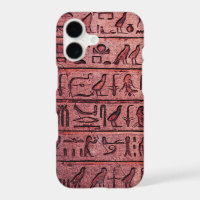 Ancient Egyptian Hieroglyphs Red iPhone 7 Case