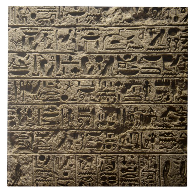 ancient egyptian hieroglyphs tile (Front)