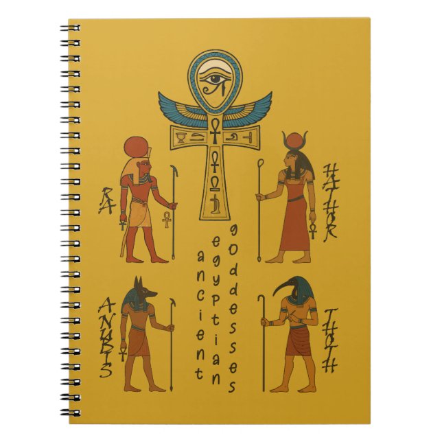 Ancient Egyptian History - Gods Notebook (Front)