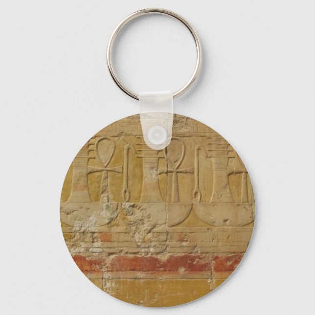 Ancient Egyptian Key Of Life Ankh Key Ring (Front)