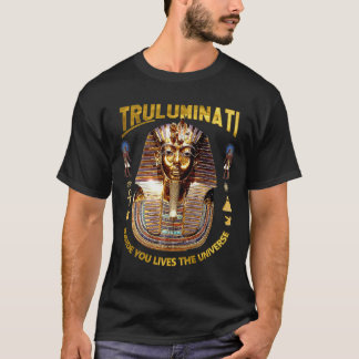 Ancient Egyptian King Tut Tutankhamen Illuminati  T-Shirt