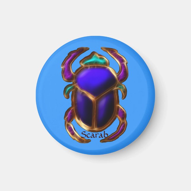 Ancient Egyptian Magical Scarab Magnet (Front)