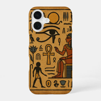 Ancient Egyptian Mystique Sacred Symbols iPhone 16 Case